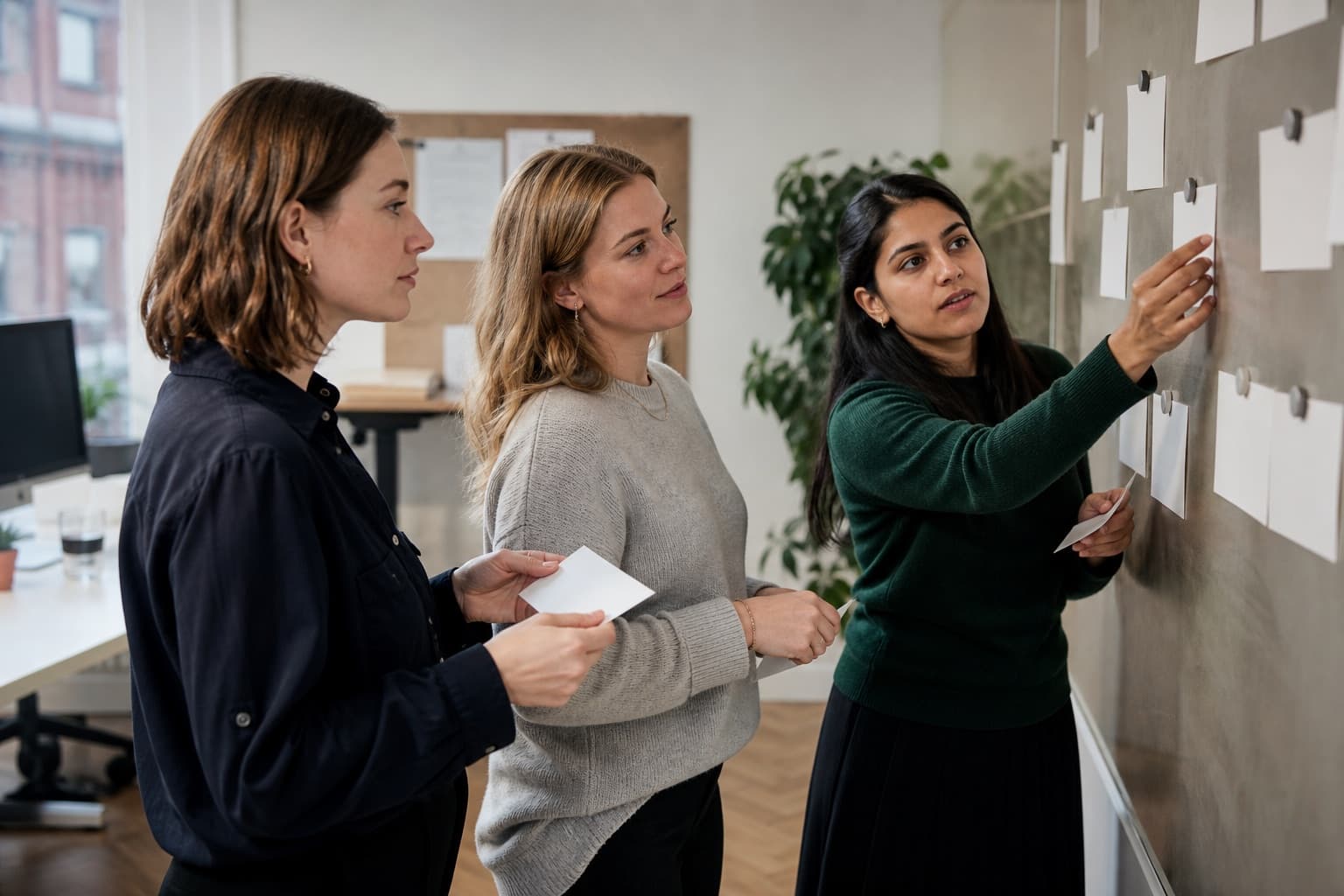Professionals reviewing organisational readiness priorities